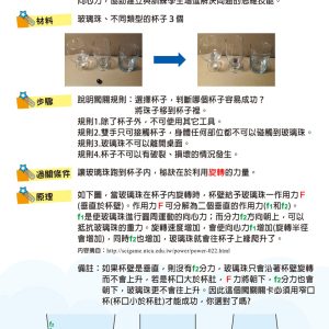 曉陽國小–以杯取珠大圖