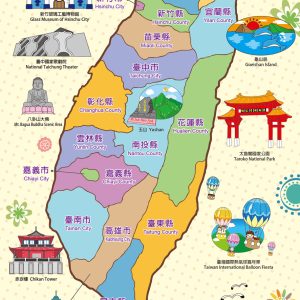 舊社國小–台灣地圖